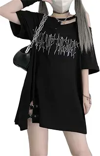 [ＪＱＢＦＬ] 半袖 Tシャツ レディース トップス 夏服 カジュアル プリント 韓国ファッション カットソー ビッグシルエット ストリート系 ヒップポップ