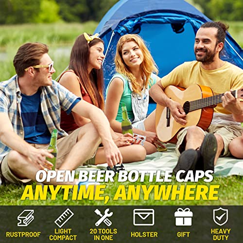 Stocking Stuffers For Men 2 Packs 20-In-1 Credit Card Multitools Slim Multipurpose Tactical Wallet Tool For Repair, Bottle Opener, Survival Gear - Cool Gadget Christmas Gifts For Him Dad Men Husband #TOP5