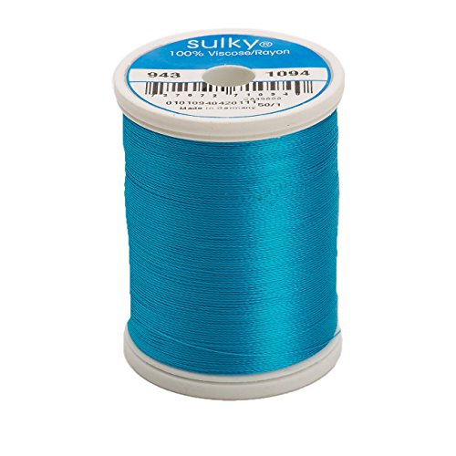 Hilo Sulky 40wt Rayon 850 yd Turquesa Medio miniatura 1