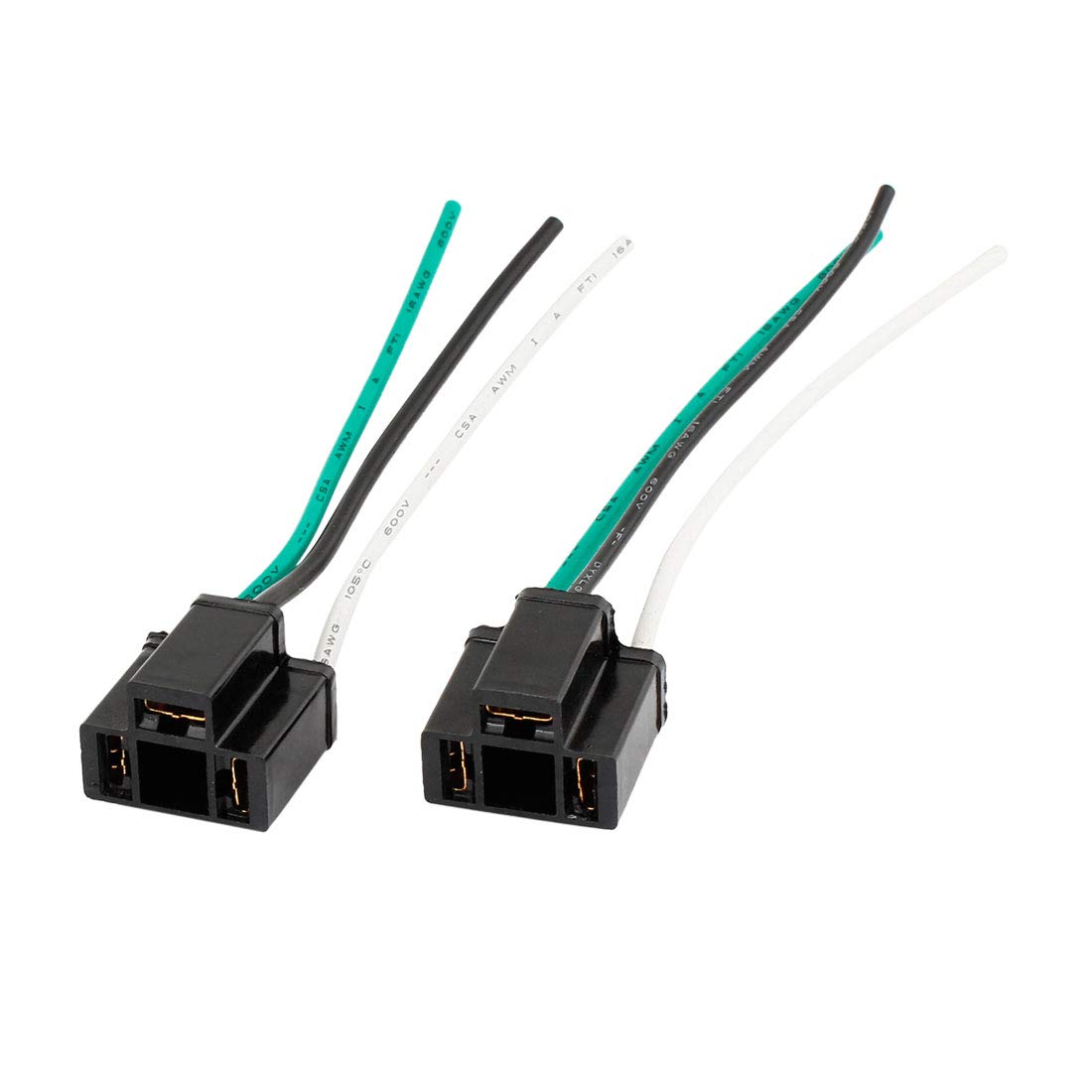 uxcell スプリング式端子 Amazon | uxcell ハウジング圧着端子コネクタ 2.54mm 4ピン 黒