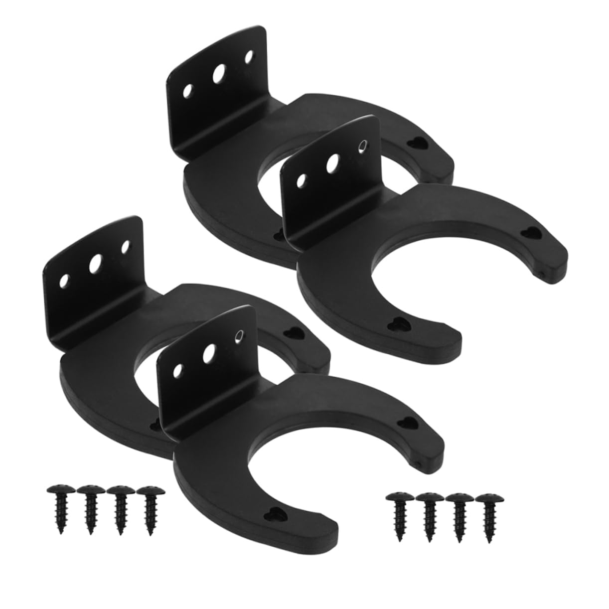 Toddmomy 4pcs Wall Mount Mic Holder Angle Space Saving Design for Studio Home Office Sturdy Microphone Stand Bracket for Efficient Audio Setup