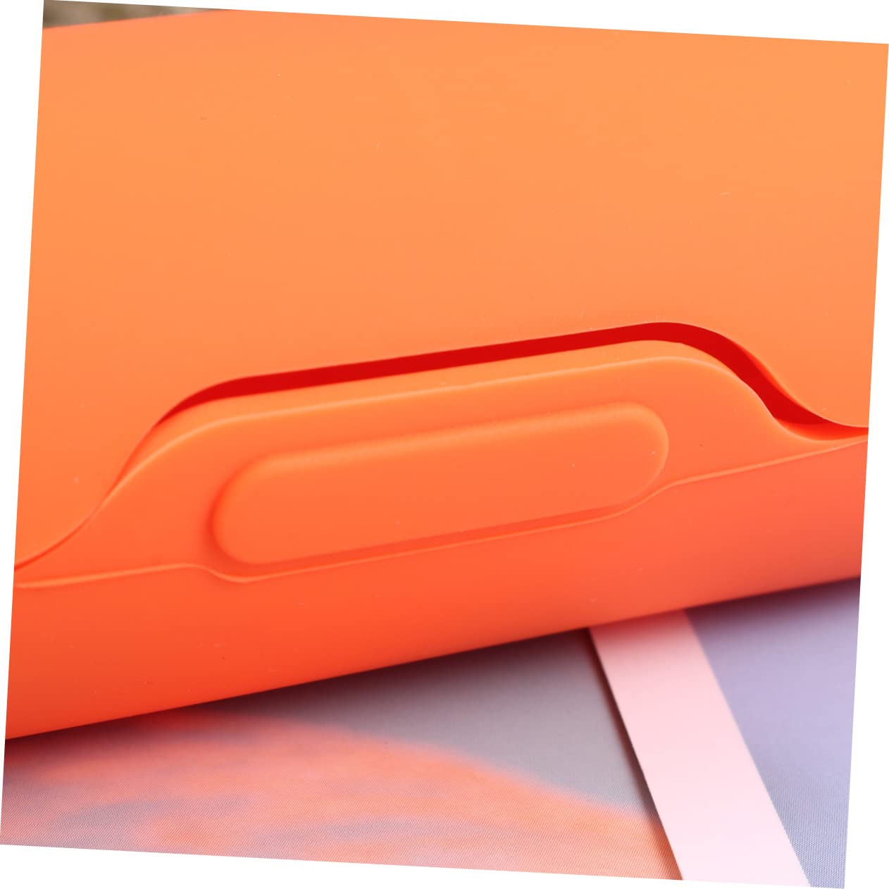 UKCOCO 3piezas Funda Protectora De Silicona para Auriculares Inalámbricos Resistente Arañazos y Golpes Color Naranja Compatible y Portátil