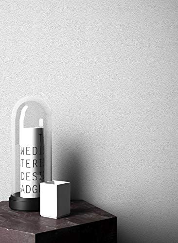 NEWROOM Barocktapete Tapete Grau Unifarbe Struktur Uni Vliestapete Vlies moderne Design Optik Einfarbig Unifarben inkl. Tapezier Ratgeber