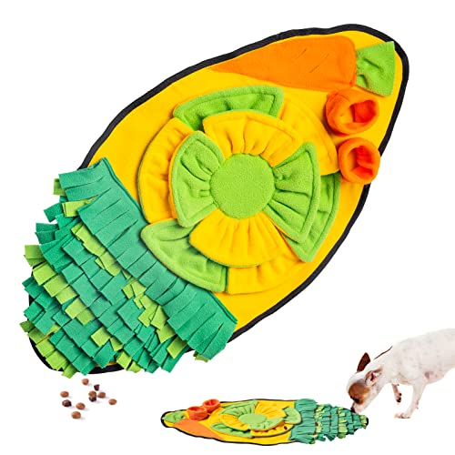 Geekipro Interaktive Schnüffelmatte für Hundewelpenfutterschnüffel-Futtermatte Hundehirnspiele Leckerlimatte für Langeweile Interaktives Hundespielzeug für kleine bis große Hunde Cover