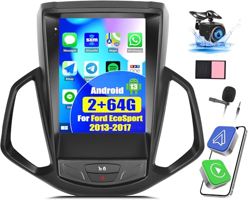 OiLiehu 2G+64G Android 13 Carplay Android Auto Autoradio 2din für Ford EcoSport