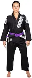 Kimono Trançado Light Jiu Jitsu, Haganah, Preto, A1