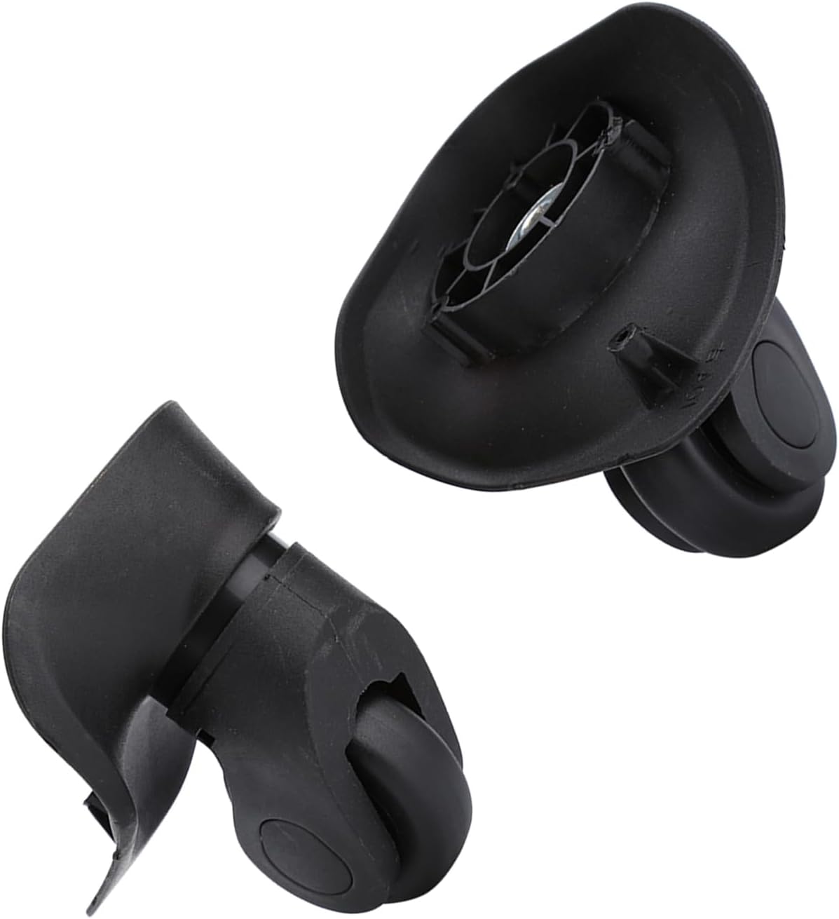 Luggage Wheel, 2Pcs/Set PVC Universal Luggage Wheels Replacement Single Roller for Suitcase Accessory