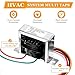 Gulfmew 24V 40VA Control Transformer, Primary 120, 208, 240V Secondary, 24V Transformer with Foot Mount for HVAC Furnace Multi Tap