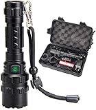 ultrafire 18650 battery 4800mah Wasserdicht und robust: IP6 täglicher wasserdichter Standard, geeignet für Regenwetter (bitte nicht direkt ins Wasser stellen), Gehäuse aus Aluminiumlegierung in Militärqualität mit matt eloxierter Beständigkeit, hält Kratzern, Verschleiß und Korrosion stand.