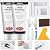 2 Pack Drywall Repair Kit, 240g Quick Drying Spackle Wall Repair with Scraper Wall Patch Repair to Fix Wall Surface Holes and Creak Damage Wall Mending Agent for Home Wall Plaster Wall Repair