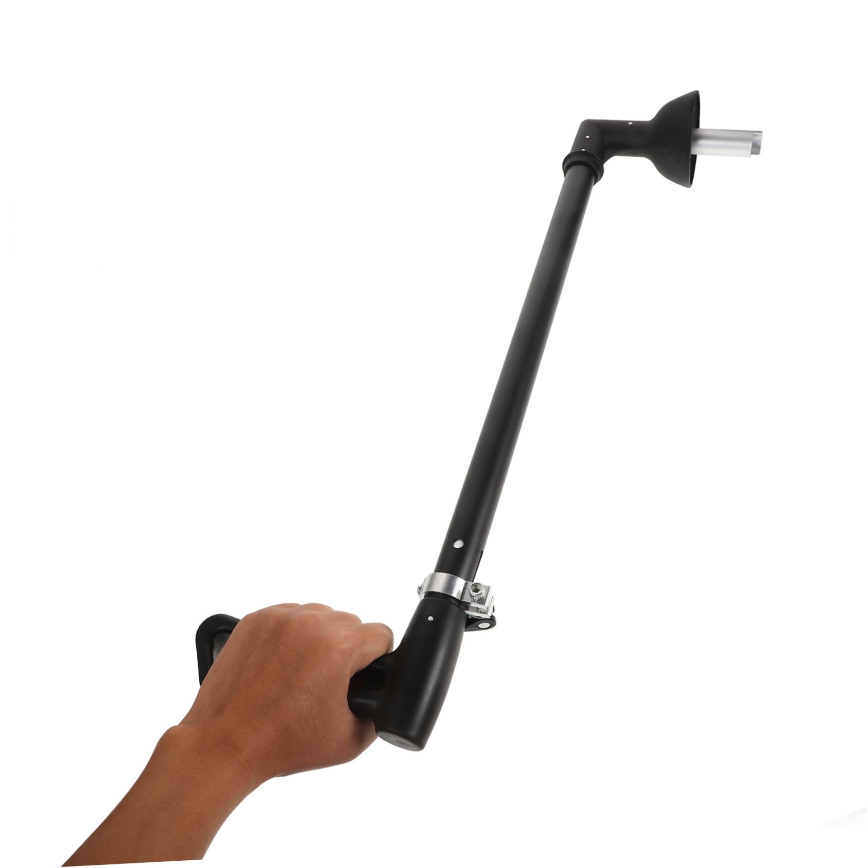 Accessorio Maniglia Passeggino Nero in Plastica Lega, Sgancio Rapido