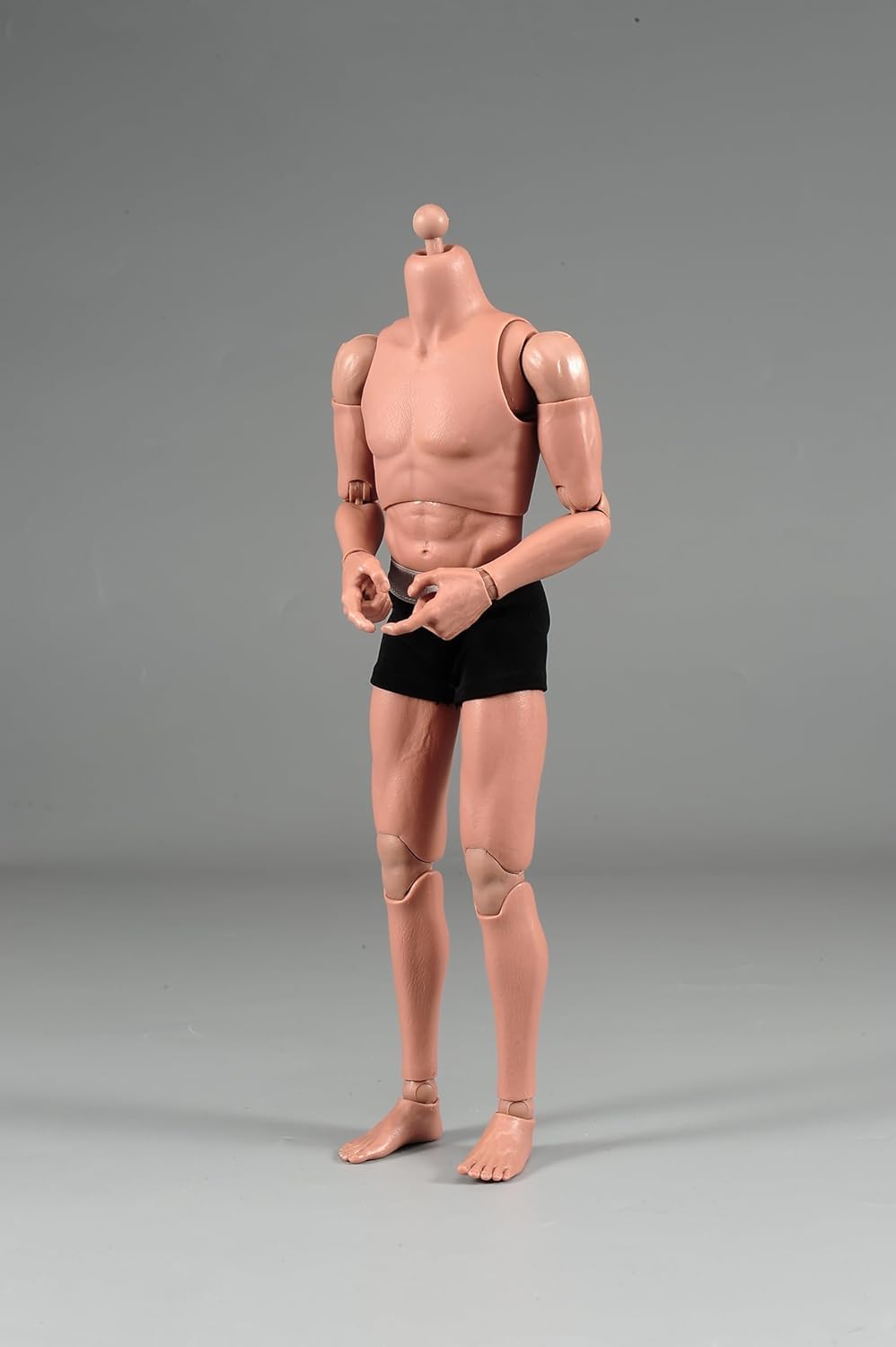 AMITD Cuerpo de figura de acción masculina de 1/6 pulgadas, hombros estrechos, articulaciones superflexibles, muy poseable (modelo AT011) para colección