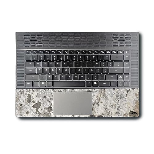 Image of MightySkins Carbon Fiber Skin Compatible with Alienware X16 R1 (2023) Full Wrap Kit - Blasted Concrete | Protective, Durable Textured Carbon Fiber Finish | Easy to Apply | Made in the USA