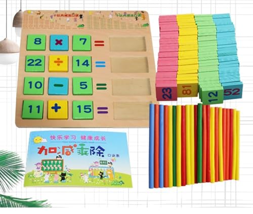 Montessori Wooden Domino Math Toys miniatura 3