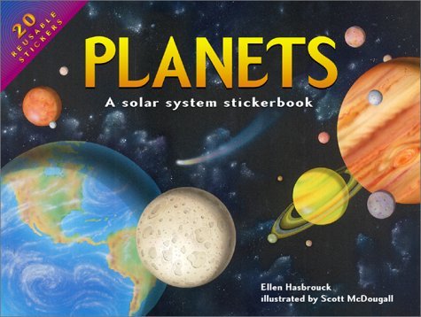 Planets: A Solar System Stickerbook 1st (first) Edition by Hasbrouck, Ellen [2001]