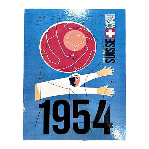 Álbum de Figurinhas da Copa do Mundo de 1954 na Suíça - Linha Premium - Capa Dura - Alolla