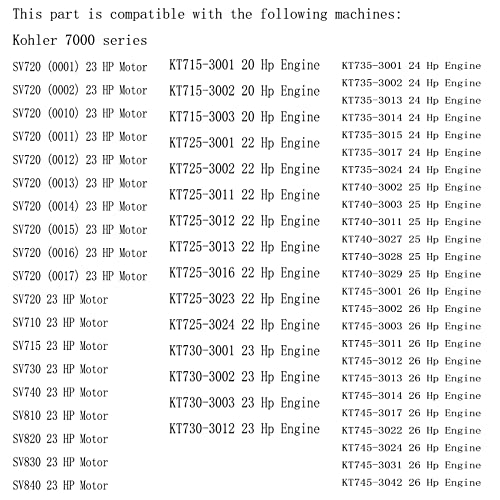 Wfcyq Valve Cover Gaskets Fit Kohler 7000 Series With Stamped Steel Covers (2) #TOP2