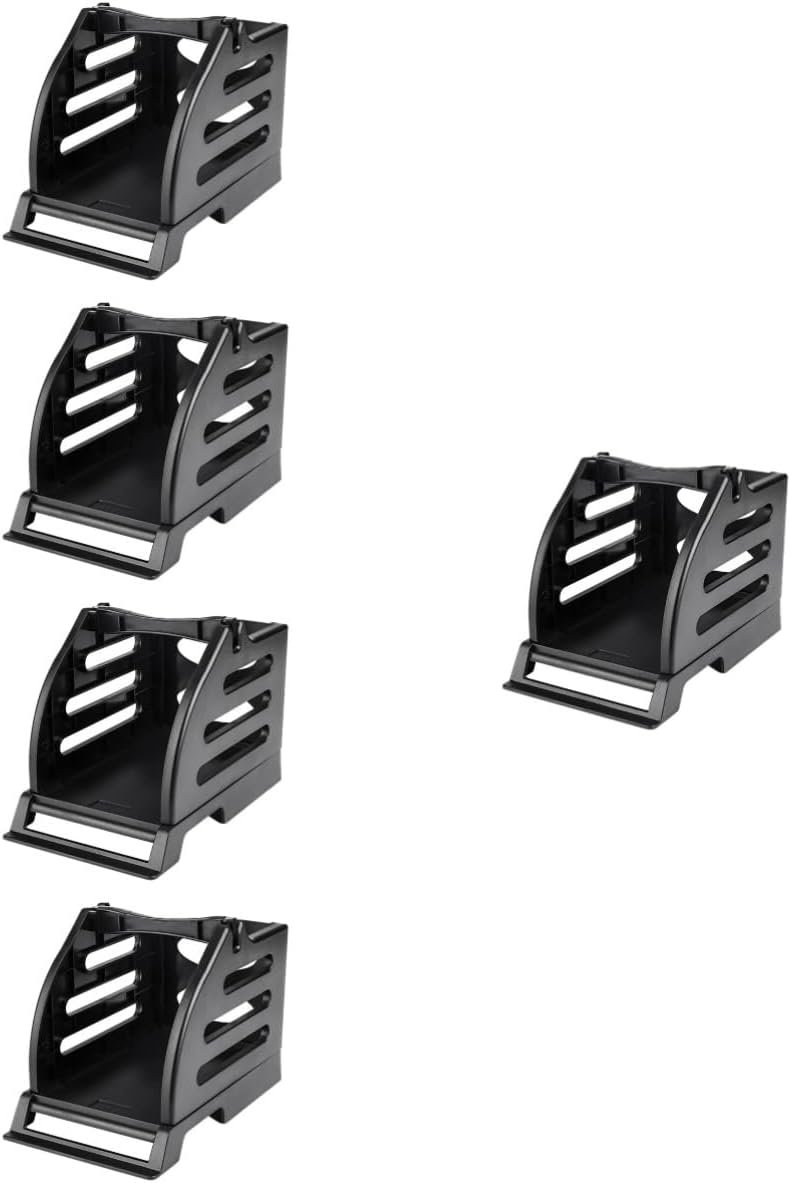 NUOBESTY 5pcs Plastic Label Holder Rack for Thermal Labels Convenient Shipping Stand for Easy Organization and Quick Access Compatible Thermal Printers