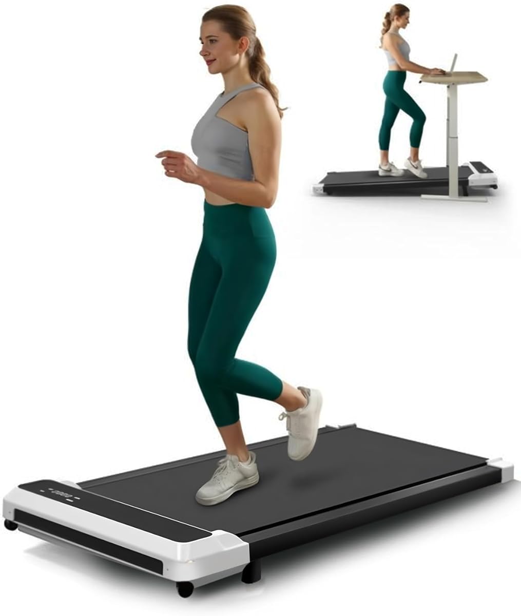 3-in-1 Walking Pad with Incline,2.5 HP Under Desk Treadmill for Home Office,265 LBS Compact Walking Treadmill with LED Display,No Assembly