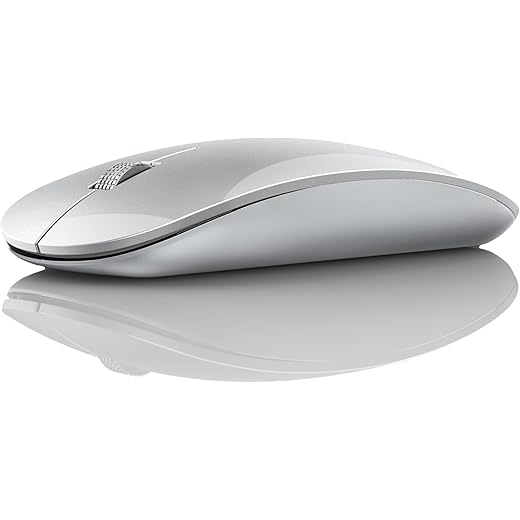 Offbeat Atom Dual Bluetooth Mouse Silver