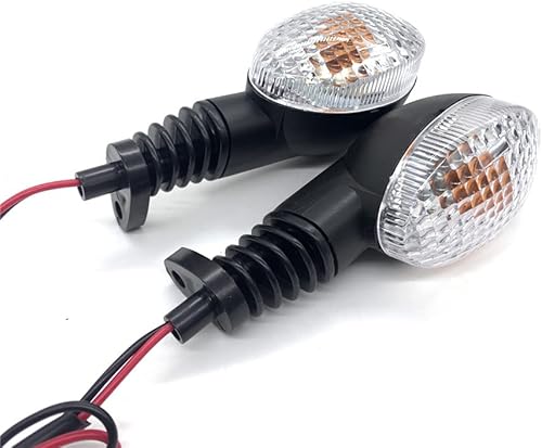 Miniatura 3 de VRWEARE Luz indicadora de giro para motocicleta compatible con KAWASAKI EX250R NINJA 250 250R KLX250S KLX250SF VN650 Vulcan S Lámpara intermitente