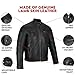 Decent Fashion Mens Genuine Leather Biker Jacket Black | Lambskin Motorcycle Jackets for Men | leather jackets for men (US, Alpha, Small, Regular, Regular, Black)