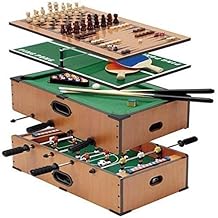 DELUXE TABLE GAME SET 5 IN 1 FOOTBALL TENNIS BACKGAMMON CHESS POOL SNOOKER TOY