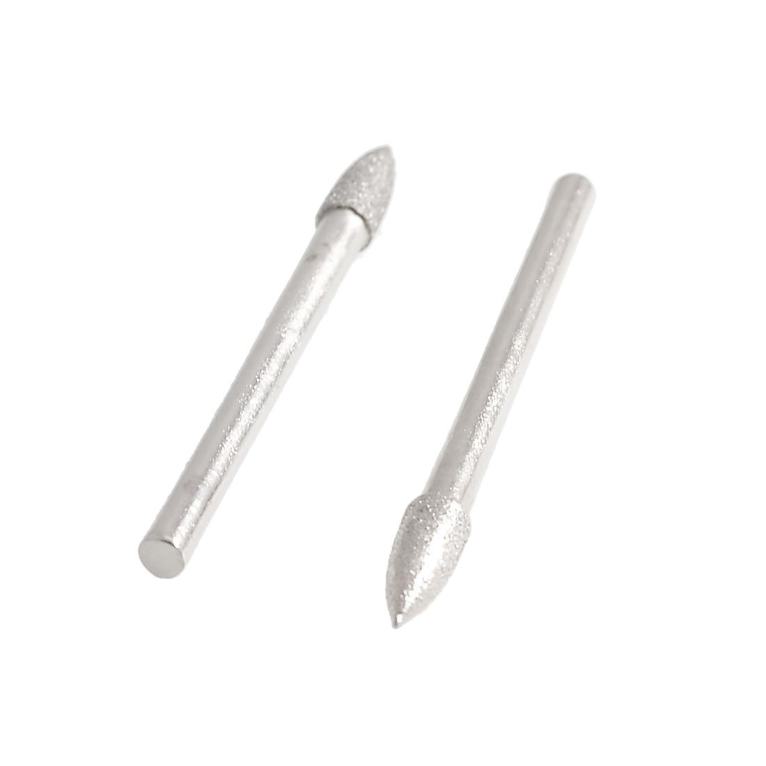 Aexit 3mm x Abrasives 4mm Cone Head Diamond Mounted Point Buffing Bits 2 Pcs Model:82as337qo168