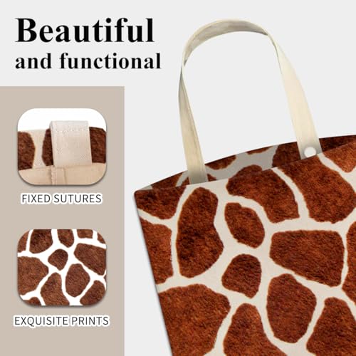 Image of Car Trash Can, Cute Car Trash Bag, Hanging Car Organizer and Storage Bag, Trash Bin for Car Accessories, Vehicle, Travelling, Camping Giraffe Skin Print