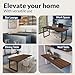 Howizz 55 x 28 in. Solid Wood Table Top, Dark Walnut Stained Acacia Desktop for Standing Desk/Office Tabletop/Countertop, 1in. Thick