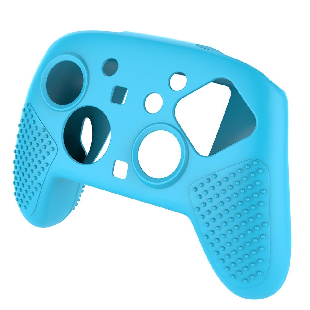 Copertura per controller in silicone Switch2 per Pro, impugnatura antiscivolo con aperture precise, design a dissipazione del calore, confezione da 3 (nero/blu/rosso)