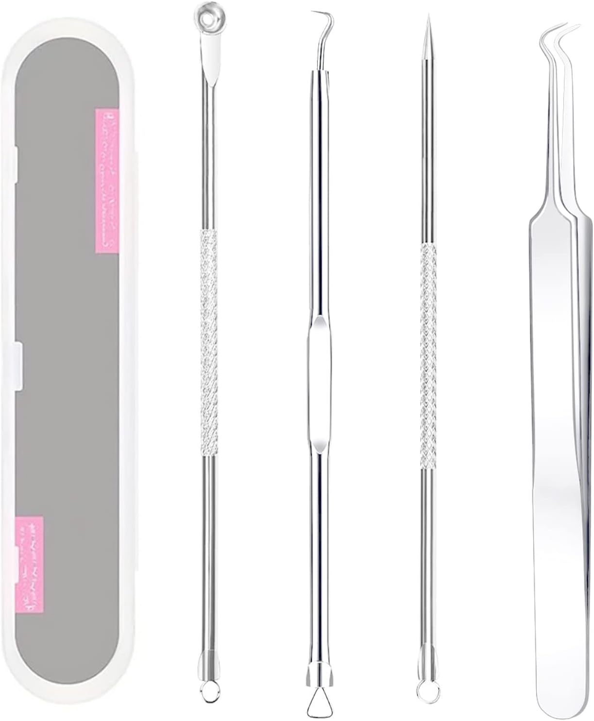 Color Blackhead Tool Kit, Stainless Steel Acne Needles Double Side Spot