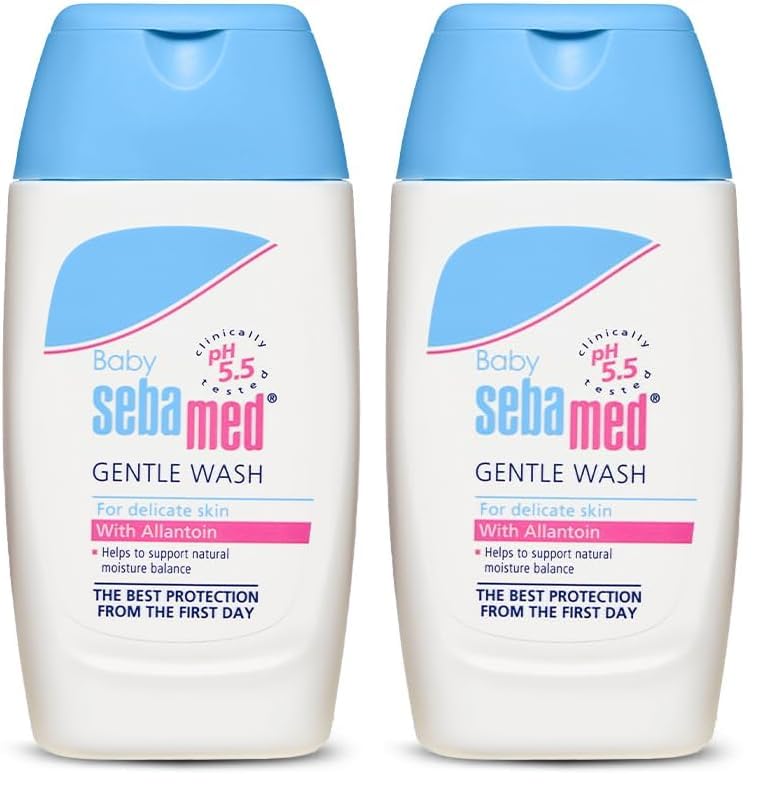Image of Sebamed Baby Gentle Wash 50 ml|pH 5.5| Body Wash|Soap Free|Tear Free| (Pack of 2)