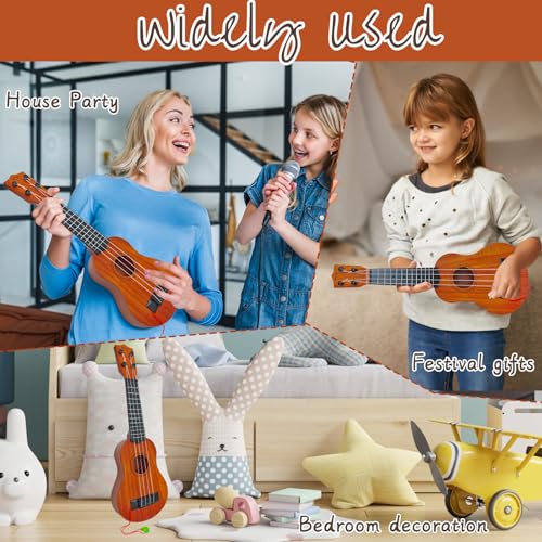 image for Woozettn Kids Toy Ukulele Guitar,17 Inch Classical Guitar Musical Toy,