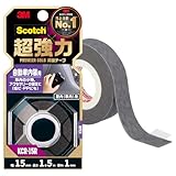 3M スコッチ 超強力 両面テープ プレミアゴールド 自動車 内装用 幅15mm長さ1.5m KCR-15R 車内小物 カーアクセサリー固定用