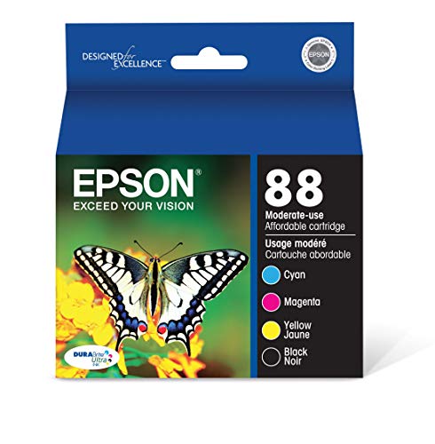 EPSON 88 DURABrite Ultra Ink Black & Color Combo Pack For CX-4400, 4450, 7400, 7450 ; N-10, 11; NX-100, 105, 110, 115, 200, 215, 300, 305, 400, 415