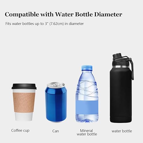 Miniatura 5 de GYL Soporte para botella de agua para bicicleta, rotación de 360 grados, soporte para botella de bebida, soporte para bicicleta, scooter eléctrico,