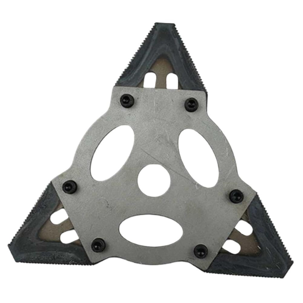 Cortacésped dentado Triangular de Acero al Carbono de 3 Dientes para cortacésped de Carrete Manual