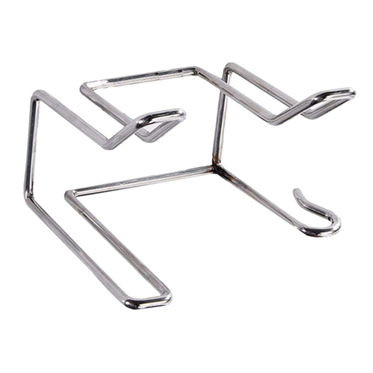 Ipetboom 1Pc No Drill Wall Mounted Hair Dryer Storage Rack Hair Dryer Holder Hook for Bathroom Organization