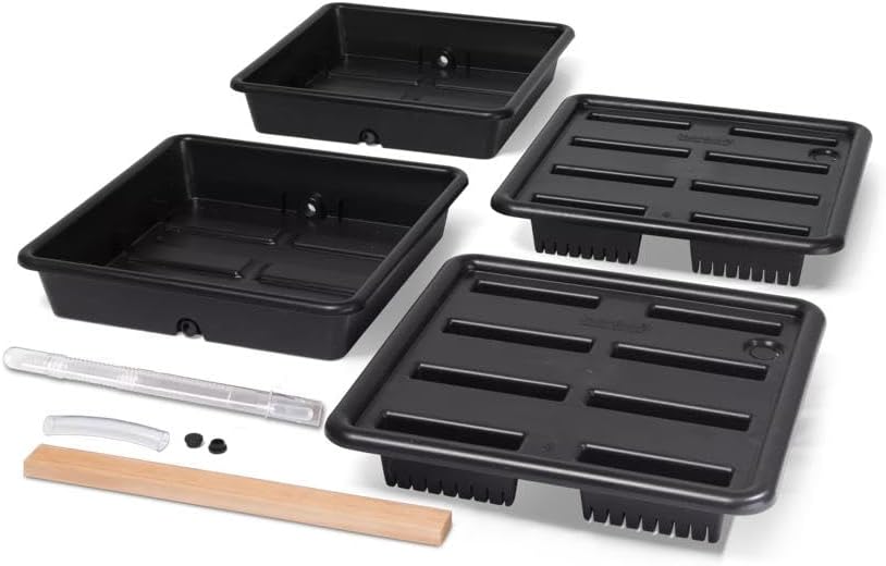 Gardener's Supply CompanySelf Watering Planter Insert for Raised Planter Box | Water Reservoirs Fits 2ft X 4ft Elevated Garden Bed for Outdoor Vegetables Herbs & Flower Growing