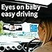 Oxnaleah Car Mirror for Baby,Shake proof,Shatterproof Baby Car Mirror for Safe Travel, 360° Rotation, Clear Wide View, Easy Install, Perfect