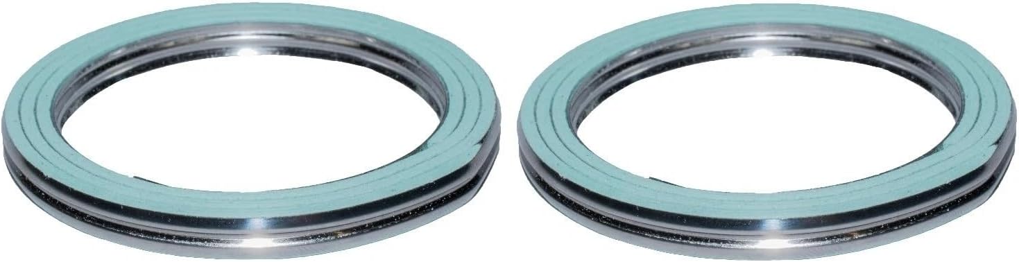 RW 0133-030 Exhaust Pipe Muffler Header Gasket (Set of 2) Compatible with Yamaha