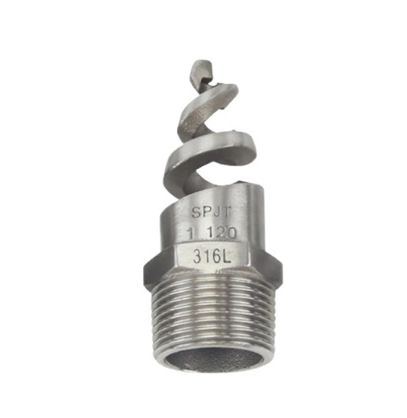 Evwgnpqrv 2 Full Cone Spiral Nozzles, Stainless Steel Spiral Cone Atomization Nozzle Spray Head Ss316(2)