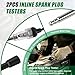 2PCS Spark Plug Tester, Inline Spark Tester, Ignition Coil Tester Tool for Engines for Automotive, Cars, Lawnmowers, Small & Big Internal/External Engines