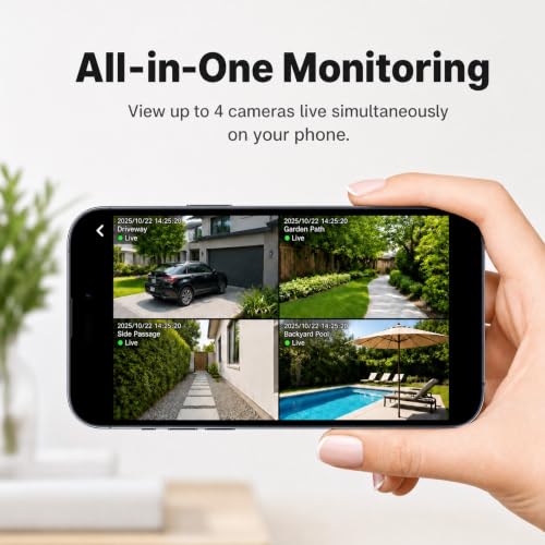 Security Cameras Wireless Outdoor Kit, No Monthly Fee, Local Storage - image 3