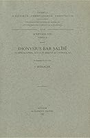 Dionysii Bar Salibi Commentarii in Evangelia, II: (syr. II, 99), T. 9042901470 Book Cover