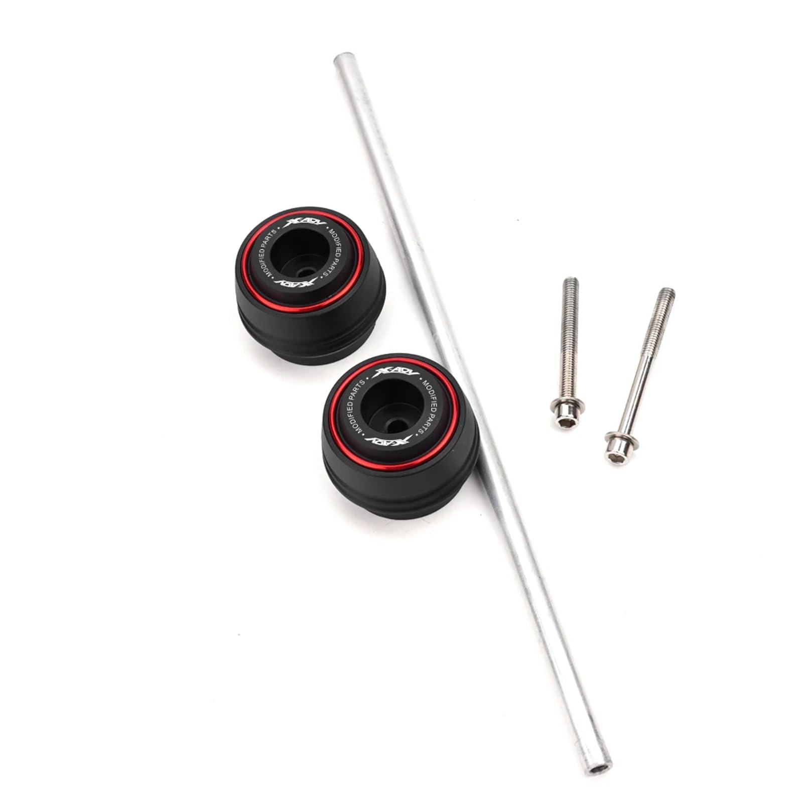 Für X ADV XADV 750 XADV750 2019-2023 2024 2025 2026 Forza750 2025 NSS750 Zubehör Motorrad Hinterrad Vorderachse Gabel Schutz Sturzpads Fallschutz Dekorative Achsabdeckungen (Rot)