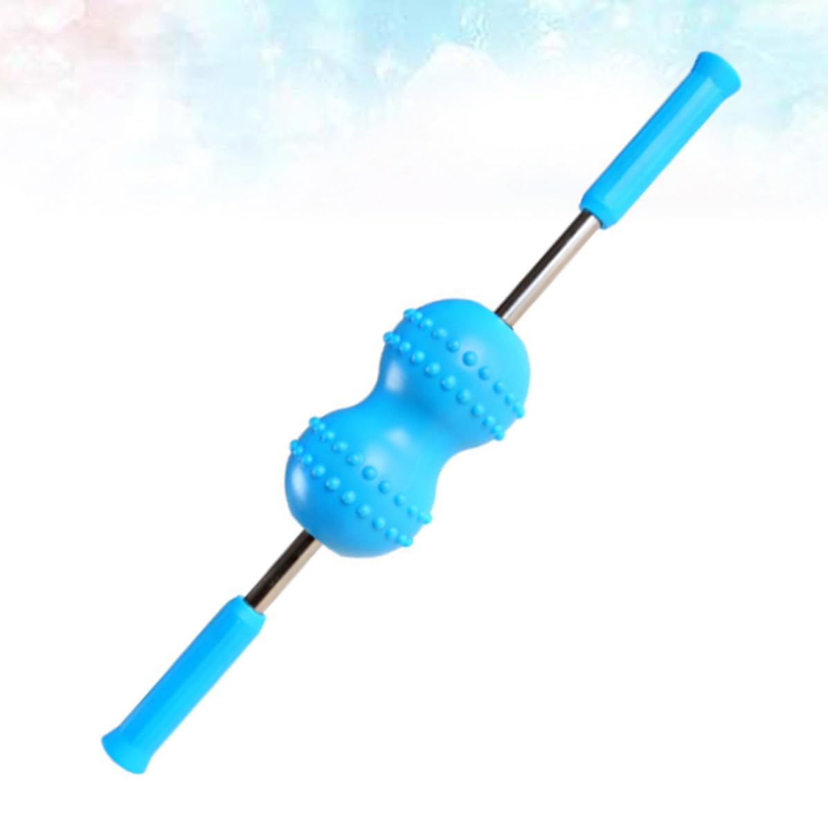 Homoyoyo Nackenrollmassagegerät mit Doppelkugel aus Kunststoff für Tiefe Entspannung und Ergonomisches Design zur Massage von Nacken und Arm Geeignet für Frauen und Männer