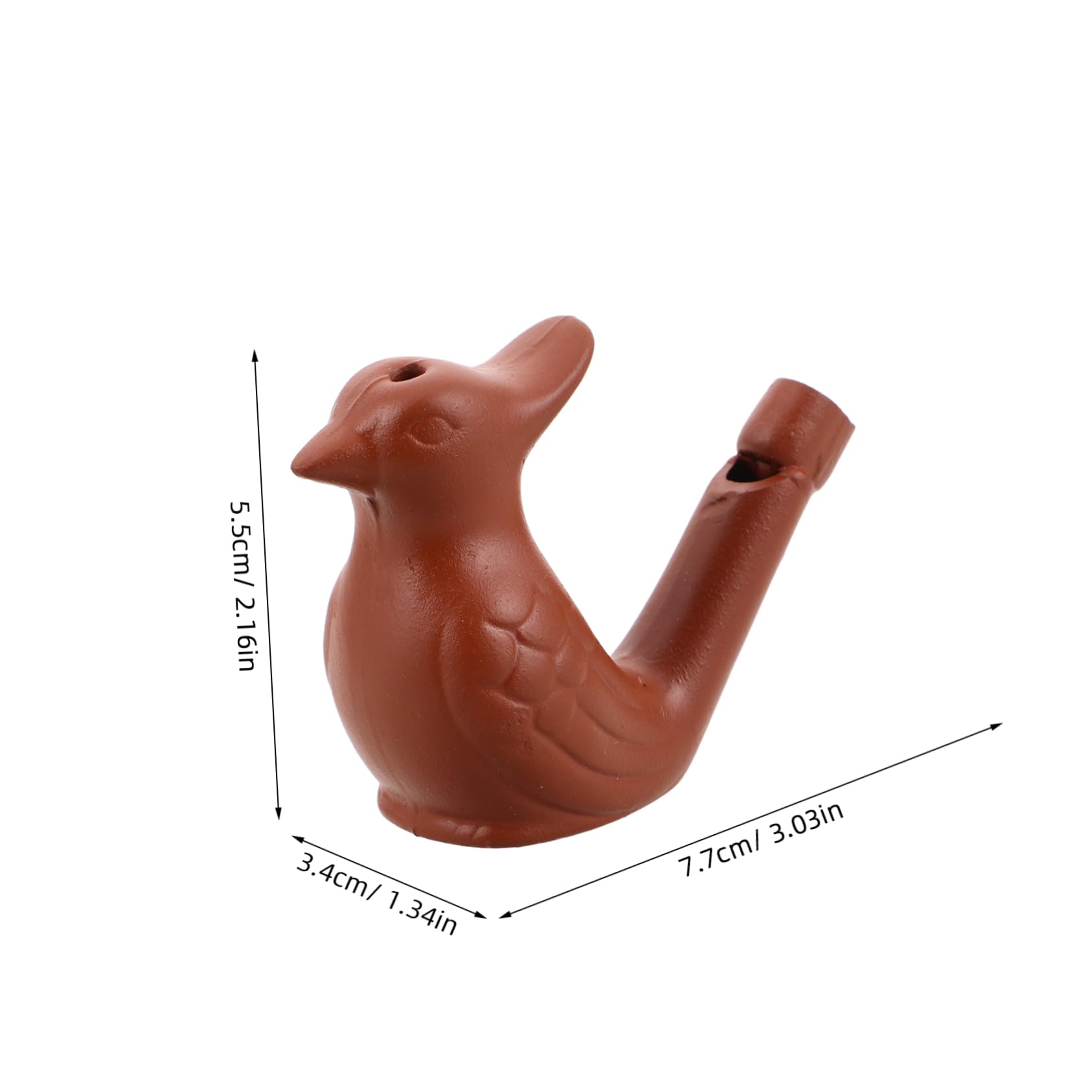 Garneck Peacock Design Water Whistle Unique Pottery Bird Whistle Decorative Sound Maker for Parties Bright Sound Enhances Artistic Atmosphere Festival Favor