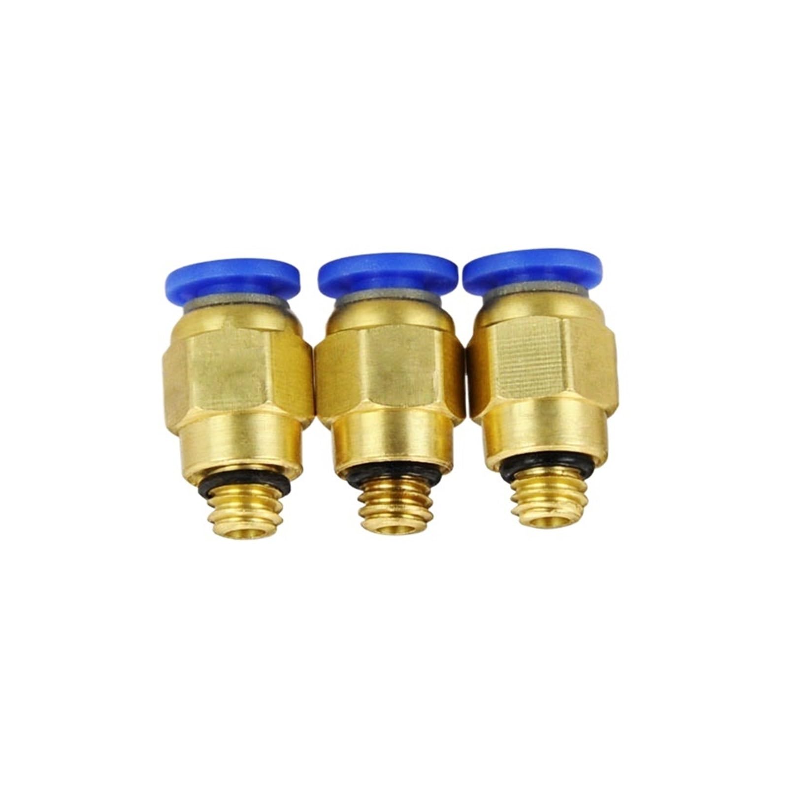 30 conectores neumáticos PC4-M6 de 4 mm a M6.